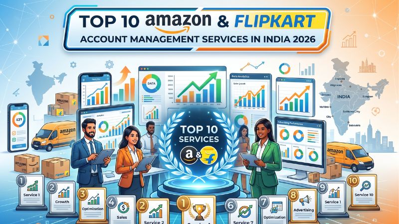 Top 10 Amazon Flipkart Account Management Services in India 2026