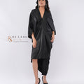 Shimmer Draped Kaftan Dress