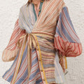 The Pastel Muse Striped Dress