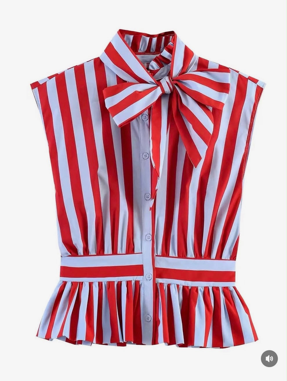 Candy Striped Blouse