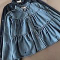 Heart Denim Peplum Shirt