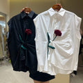 Bloom Knot Statement Shirt