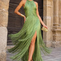 Fringe Maxi  Dress