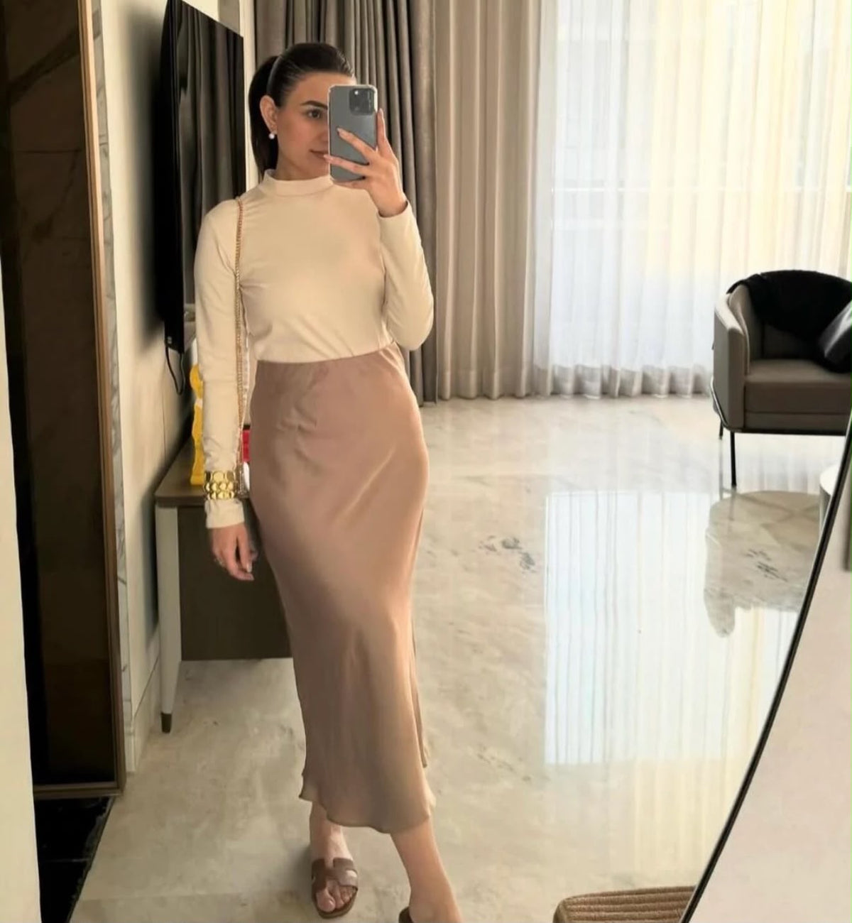 Satin Skirt