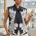 Lace Bow Vest